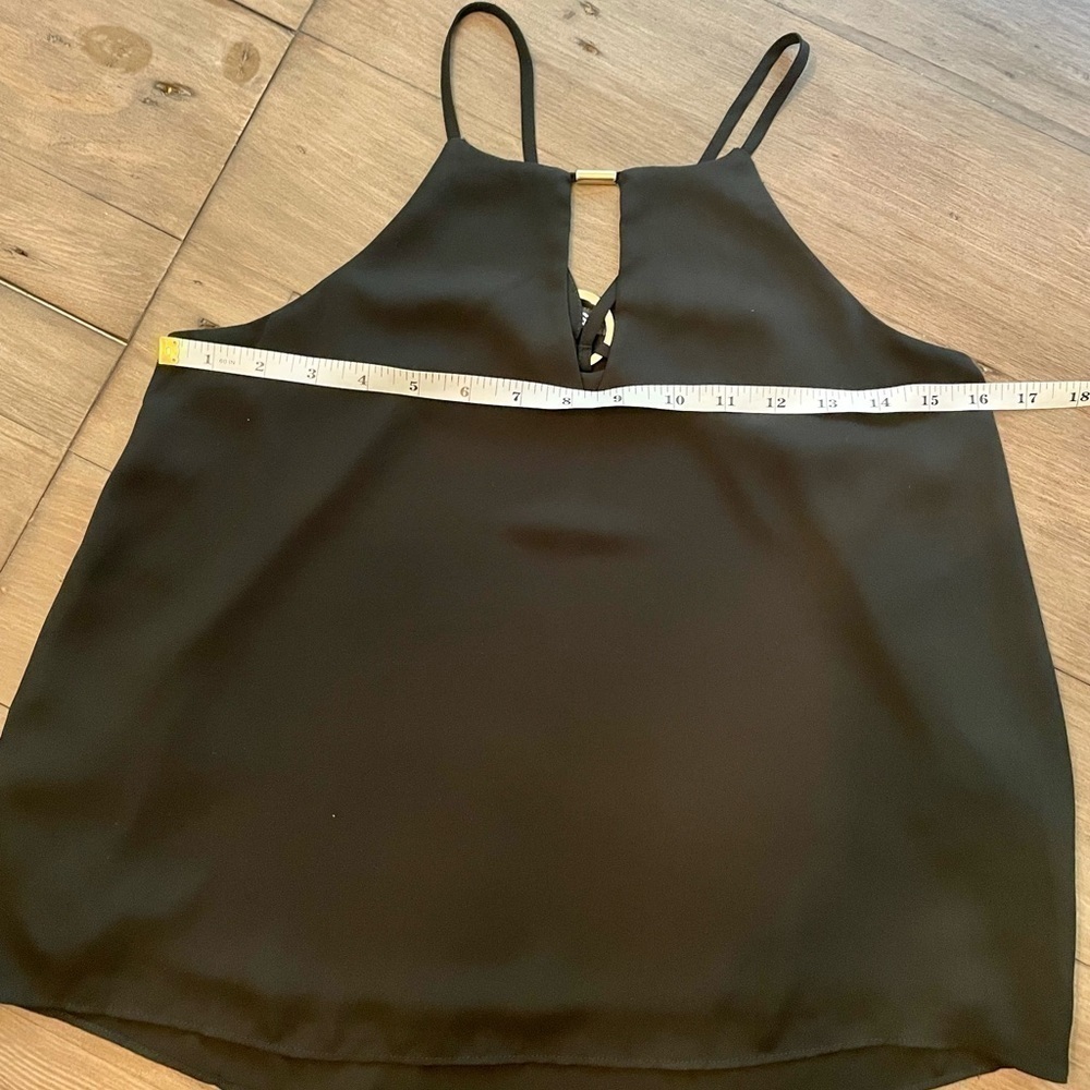 𝅺EXPRESS drape back hardware accented cami - Picture 2 of 6